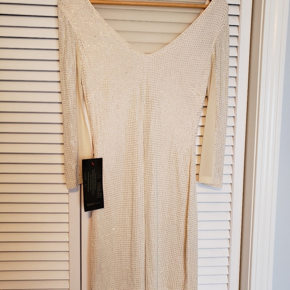 Bebe crystal Studded Dress, XS - Picture 2 of 7